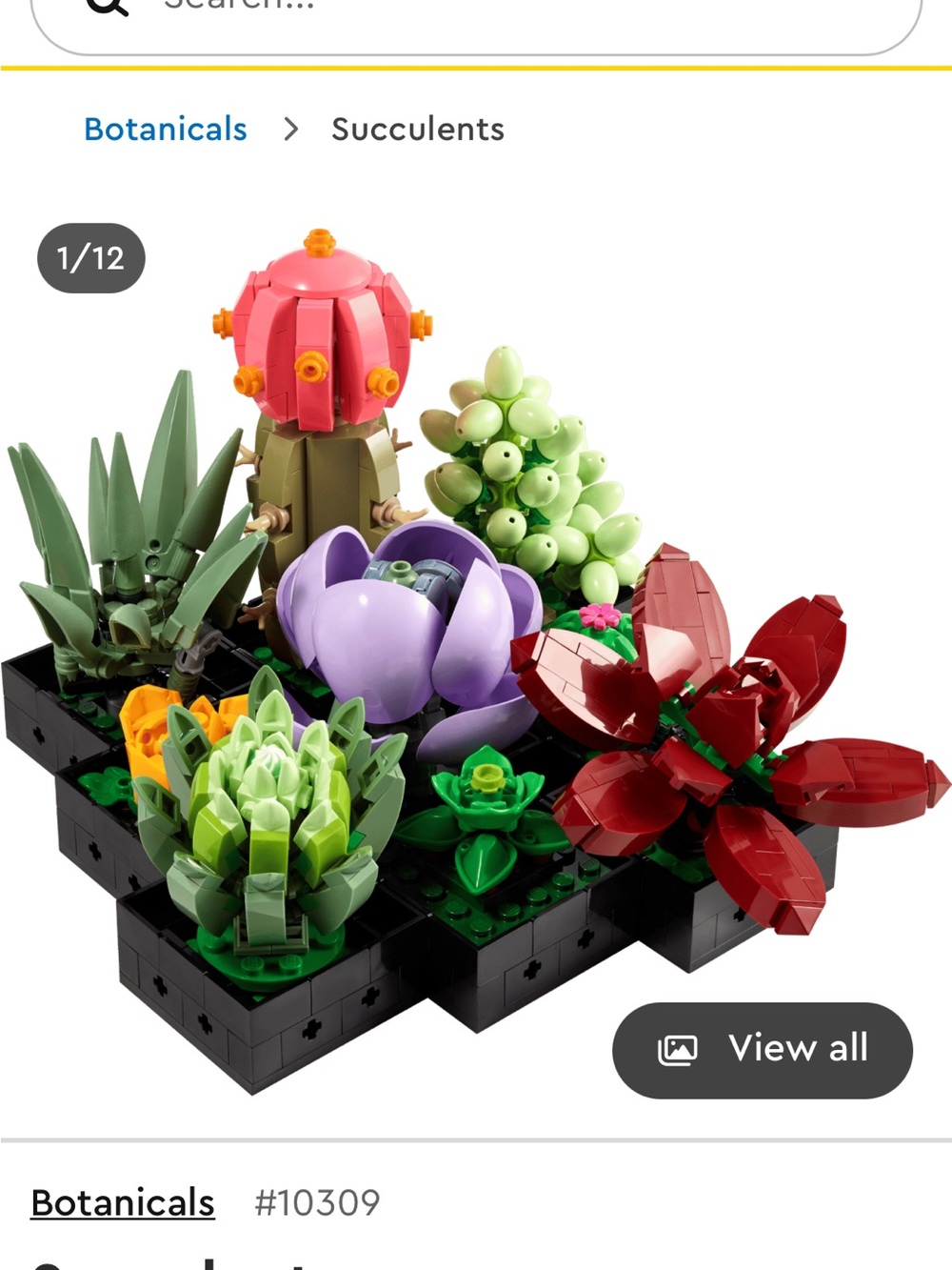 Lego Botanicals Collection Succulents